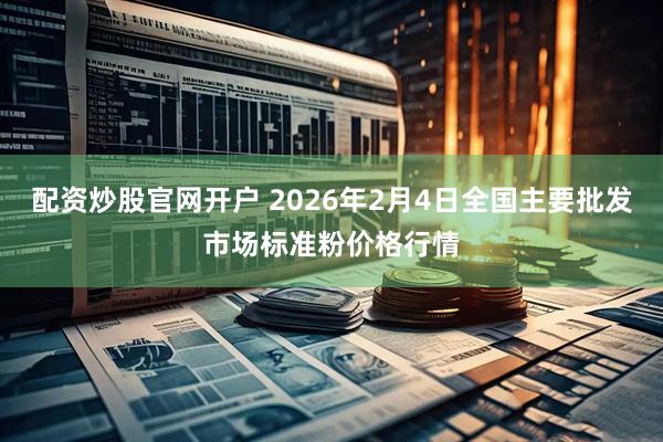 配资炒股官网开户 2026年2月4日全国主要批发市场标准粉价格行情